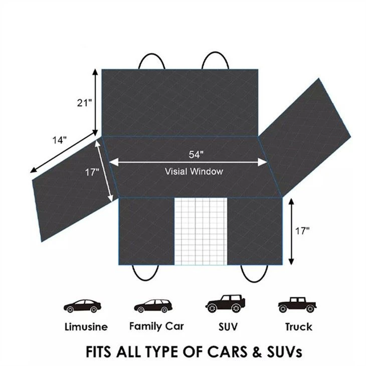 Custom Pet Dog Car Seat Mat