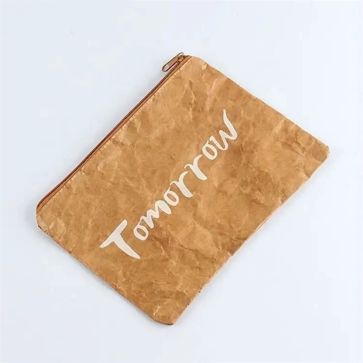 Tyvek Makeup Cosmetic Bag With Logo Printing factory