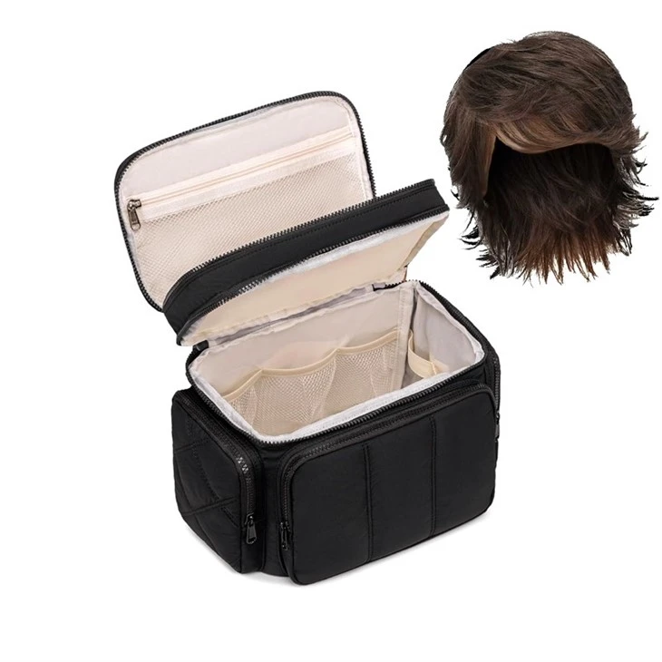 Custom Quilted Wig Travel Storage Bags best