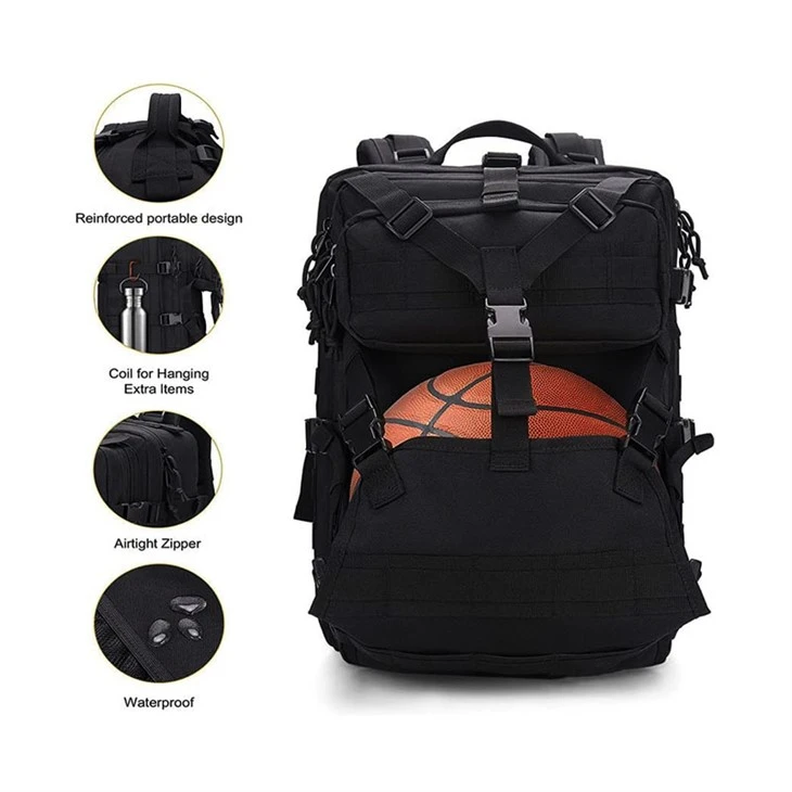 45L Breathable Oxford Helmet Tactical Backpack For Riders best