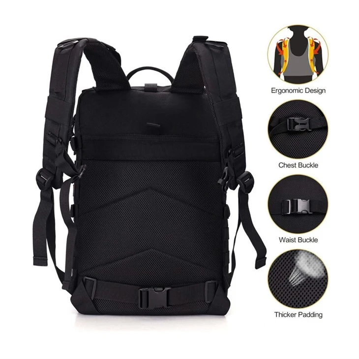 45L Breathable Oxford Helmet Tactical Backpack For Riders high quality