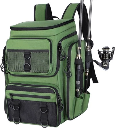 Personlig logotyp Tryck Fishing Soft Tackle Bag ryggsäck