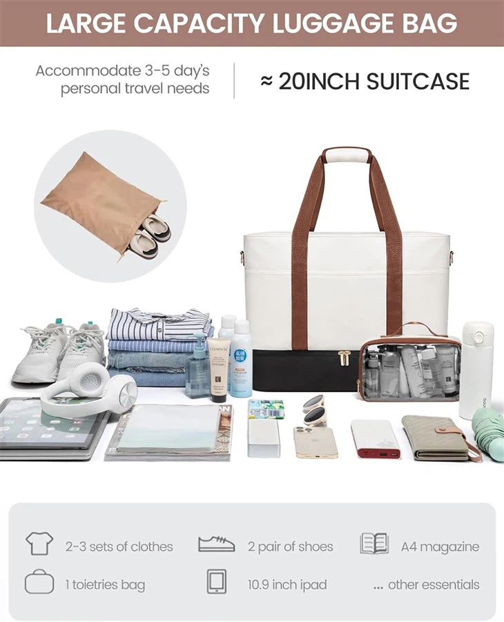 Weekender Bags For Women With Shoes Compartment